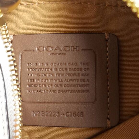 Coach Tote bag Ellie File bag shoulder bag Leather medium White Chalk CU960 - Picture 6 of 14